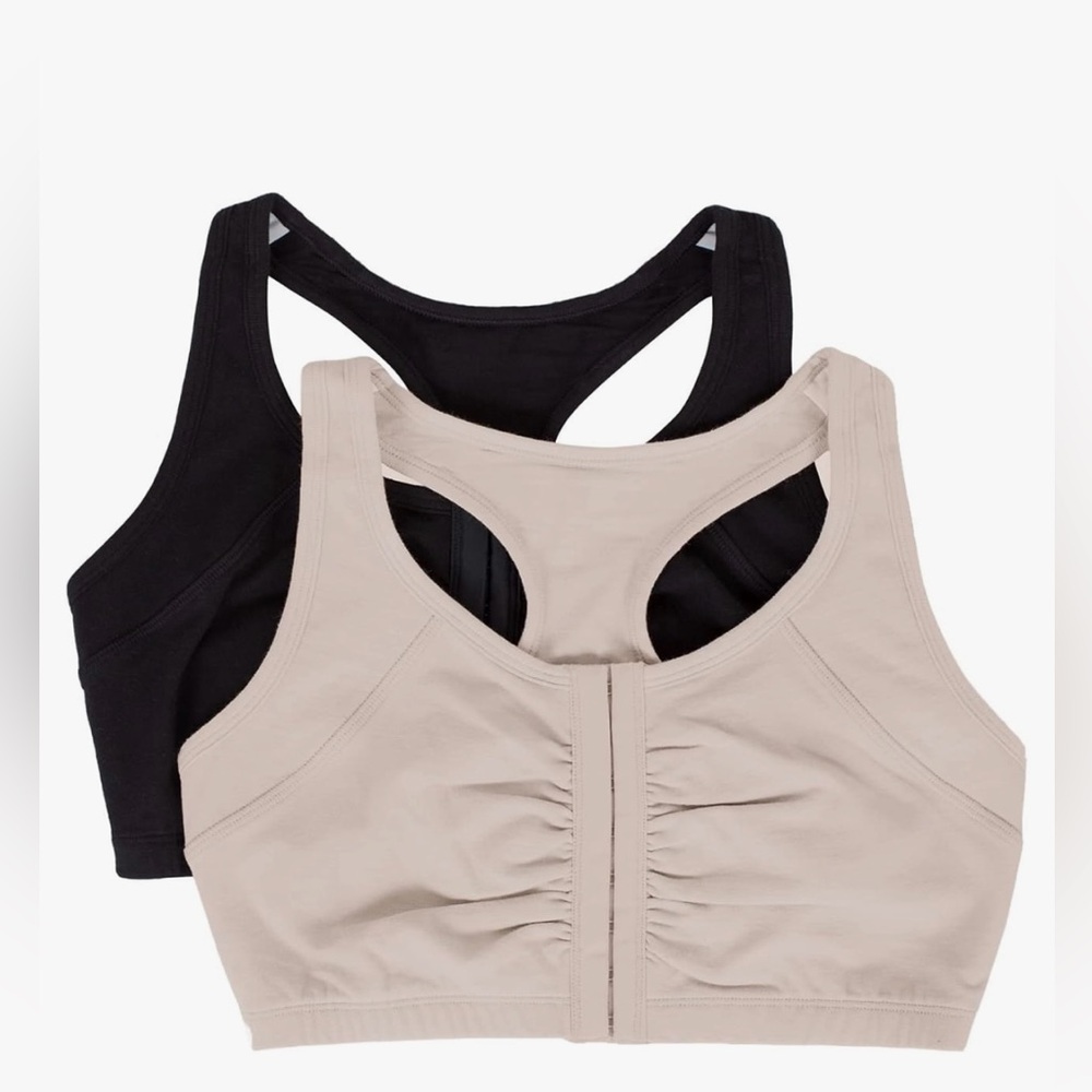 Pack of 2 brand new front closure wire-free sports bras